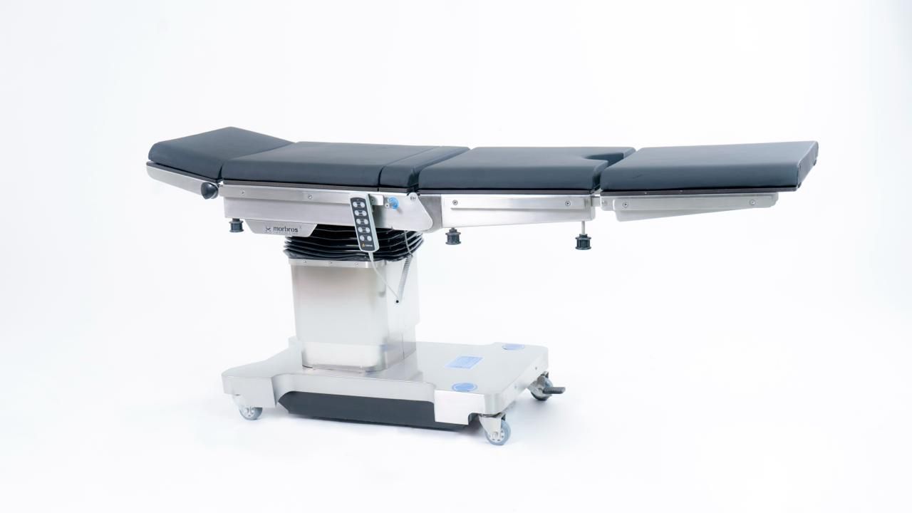 Morbros Healex 04 operating table, complete side view