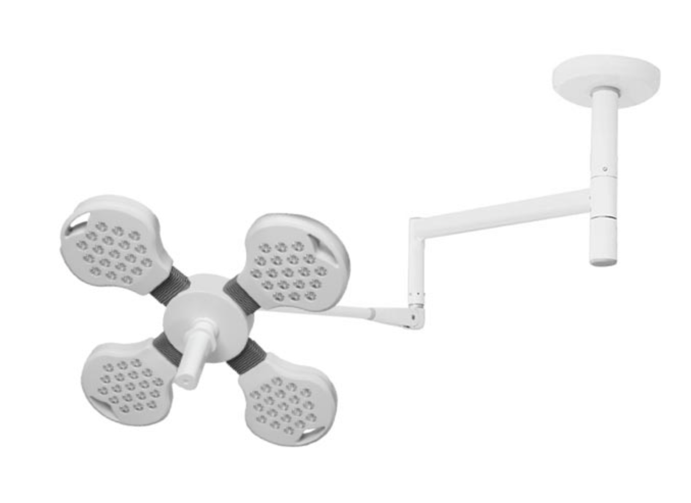 Morbros Neom four-petal ceiling surgical light